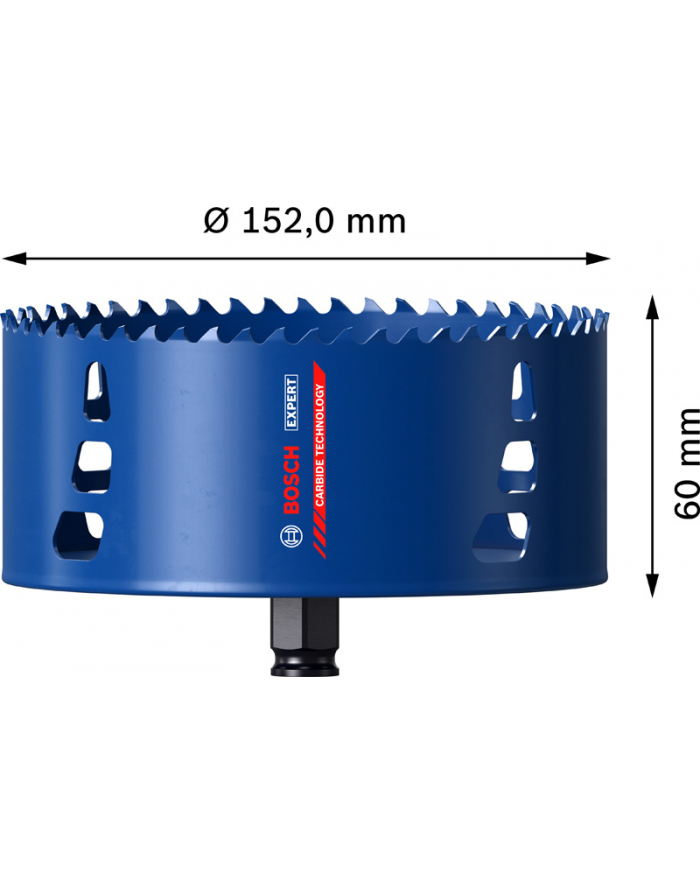 bosch powertools BOSCH hole saw ToughMaterial 152mm - 2608900444 EXPERT RANGE główny
