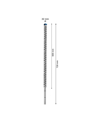 bosch powertools Bosch hammer drill bit SDS max-8X 32x600x720mm - 2608900256 EXPERT RANGE