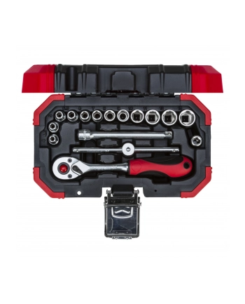 Gedore Red socket wrench set 1/4 SW4-13mm 16 pieces - 3300050 nr 1