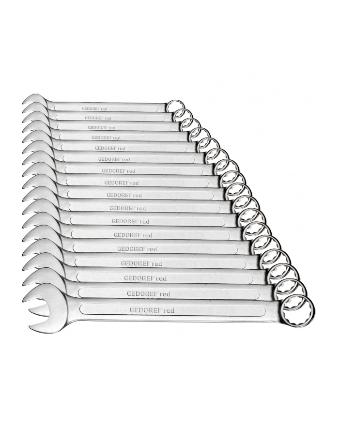 Gedore Red combination wrench set SW6-22mm 17 pieces - 3300994 główny