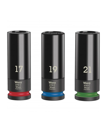Wera Wheel Impaktor C Set 1 - Socket set, 1/2  drive nr 1