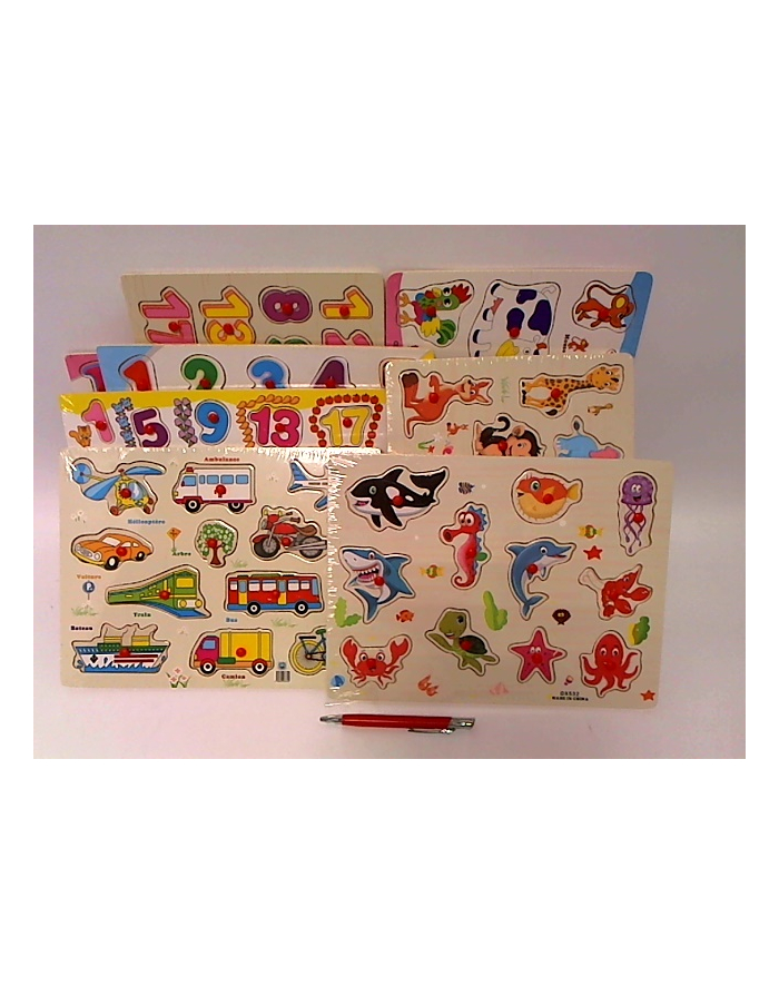 bączek / tupiko Puzzle drewniane mix DX 02612 główny