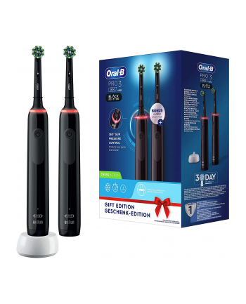 Braun Oral-B toothbrush Pro 3 3900 Kolor: CZARNY - Black Edition with 2nd handpiece nr 1