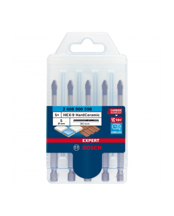 bosch powertools Bosch Expert HEX-9 HardCeramic roof tile drill set, ? 5mm nr 2