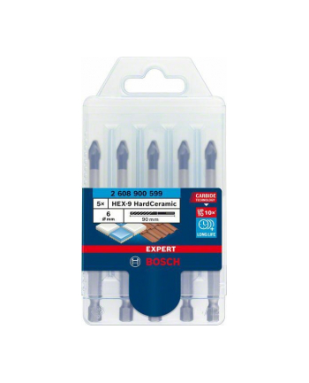bosch powertools Bosch HEX-9 HC drill 5-part roofing set 6mm - 2608900599 EXPERT RANGE