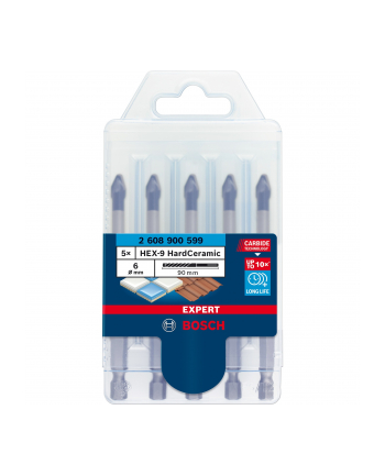 bosch powertools Bosch HEX-9 HC drill 5-part roofing set 6mm - 2608900599 EXPERT RANGE nr 2