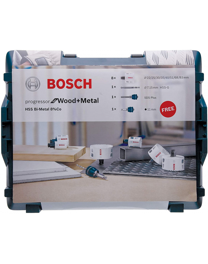 bosch powertools Bosch 11-piece L-Boxx set hole saws, sanitary - 2608594271 główny