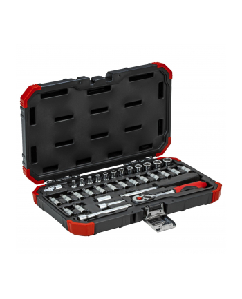 Gedore Red socket wrench set 1/4 SW4-13mm 33 pieces - 3300051