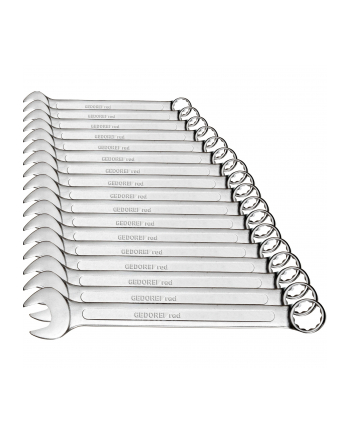 Gedore Red combination wrench set SW6-22mm 17 pieces - 3300994