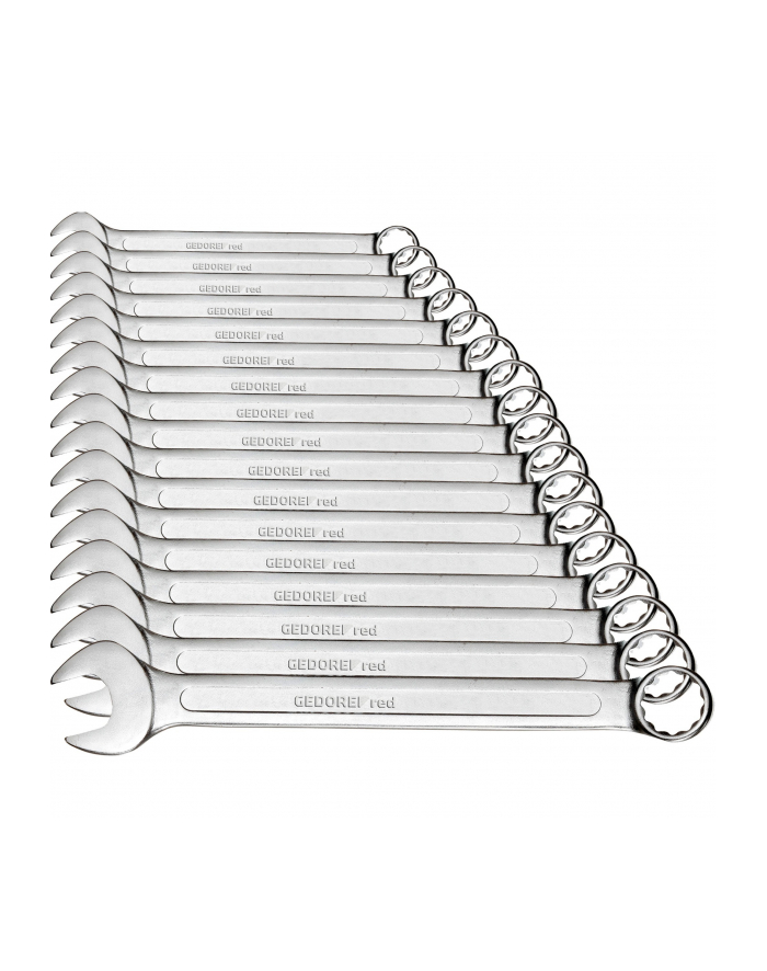 Gedore Red combination wrench set SW6-22mm 17 pieces - 3300994 główny