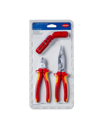 Knipex electrical installation set - 00 31 30 BK V01