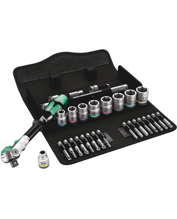 Wera 8100 SB 9 Zyklop Speed ??ratchet set - 3/8 drive, imperial