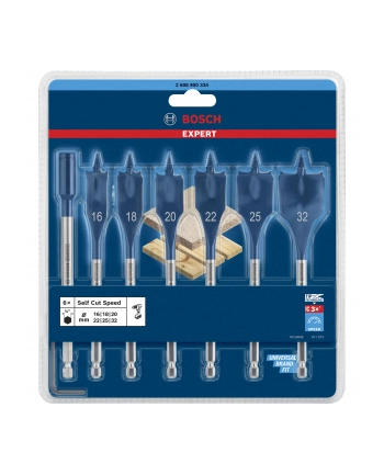 bosch powertools Bosch Expert Self Cut Speed ??flat drill bit set, 7 pieces, ? 16 - 32mm nr 1