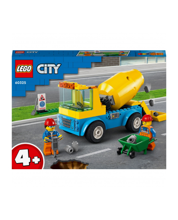LEGO CITY 4+ Ciężarówka z betoniarką 60325