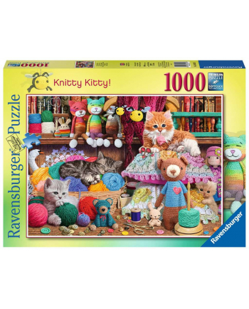 ravensburger RAV puzzle 1000 Zaplątane kociaki 165285