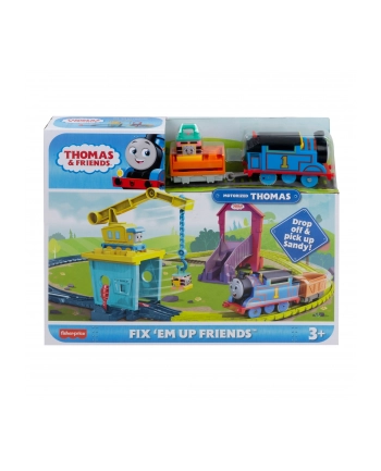 Fisher-Price Tomek i Przyjaciele Dźwig Karolcia + Sandy HDY58 MATTEL nr 1