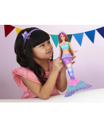 Barbie Lalka Dreamtopia Syrenka migoczące światełka HDJ36 p4 MATTEL nr 1