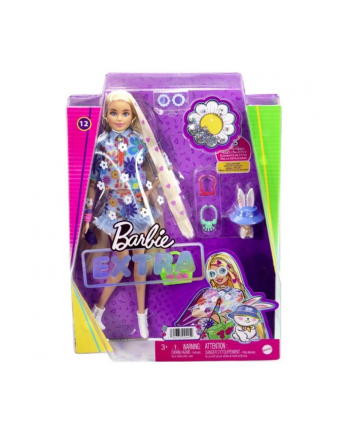 Barbie Lalka EXTRA MODA + akcesoria 12 HDJ45 GRN27 MATTEL