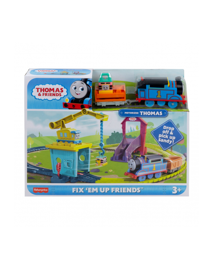 Fisher-Price Tomek i Przyjaciele Dźwig Karolcia + Sandy HDY58 MATTEL główny