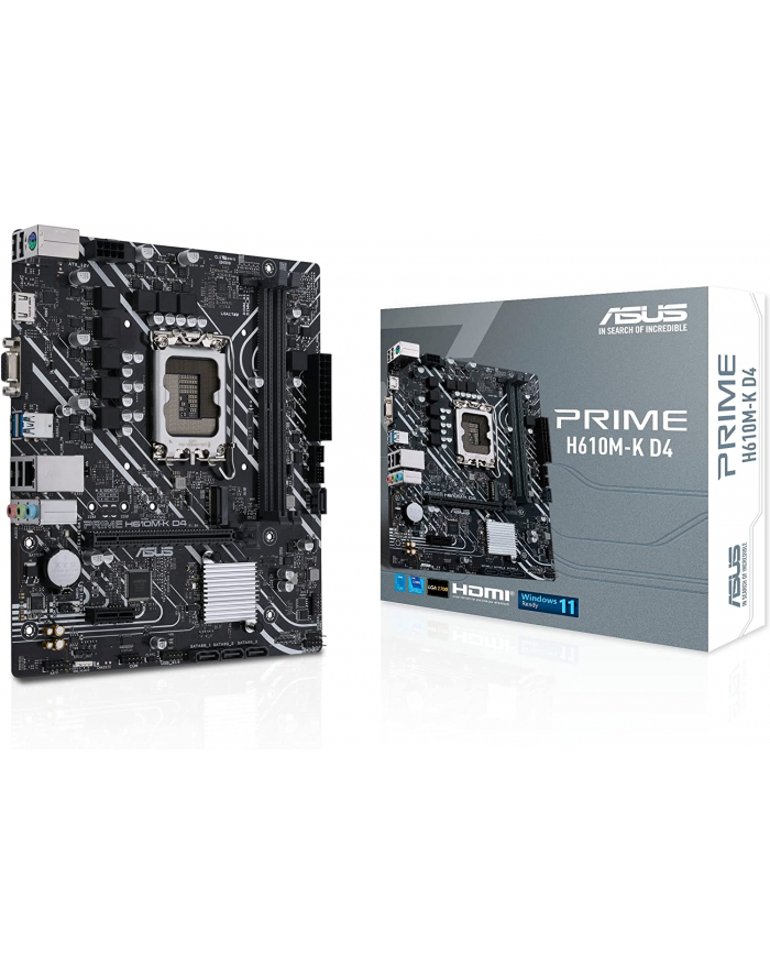 asus Płyta główna PRIME H610M-K D4 s1700 2DDR4 DP/HDMI M.2 mATX główny