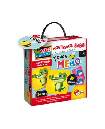 lisciani giochi Montessori baby touch Memo gra pamięciowa LISCIANI pudełko 92703 nr 1
