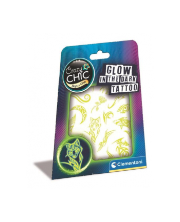 Clementoni Crazy chic. Tatuaże świecące w ciemności 18121