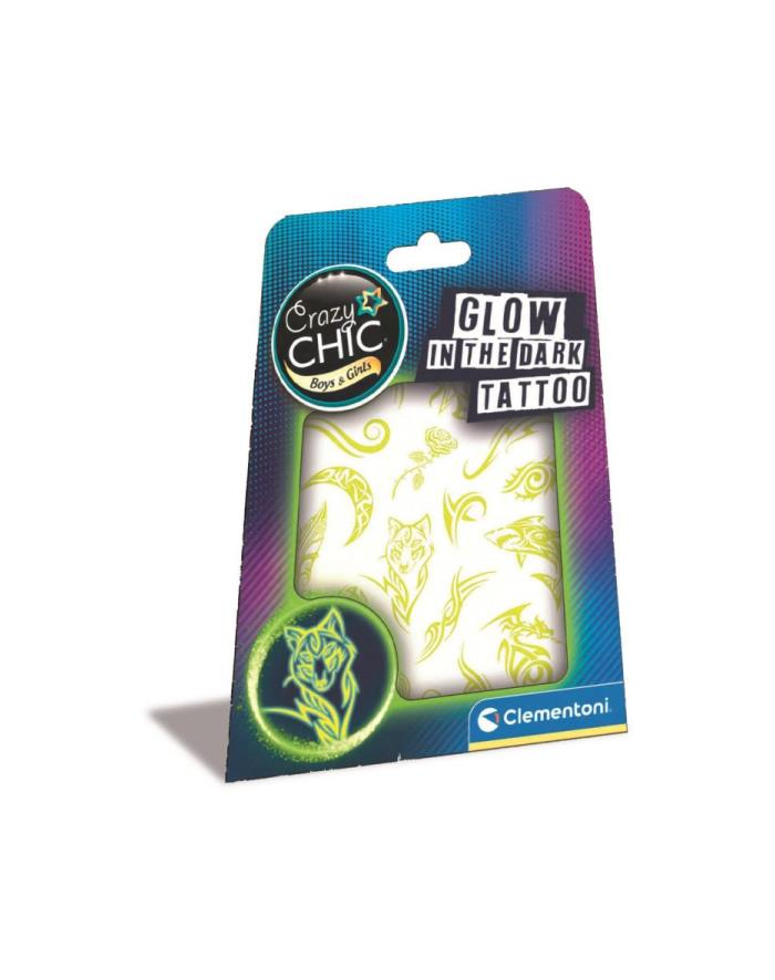 Clementoni Crazy chic. Tatuaże świecące w ciemności 18121 główny