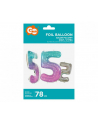 godan Balon foliowy Cyfra 5 Kosmos 78cm BC-HKS5 - nr 1