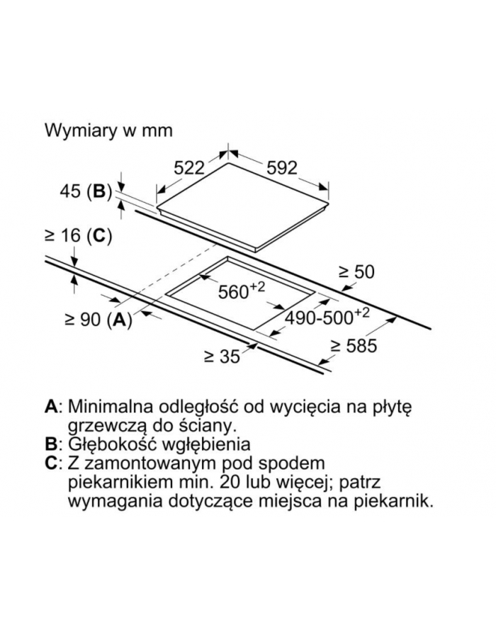 bosch Płyta ceramiczna PKE611FP2E główny