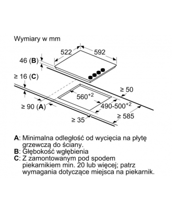 bosch Płyta ceramiczna PKE612CA2E