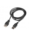 lanberg Przedłużacz USB-A M/F 2.0 1m czarny BOX - nr 1