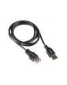 lanberg Przedłużacz USB-A M/F 2.0 1m czarny BOX - nr 3