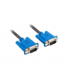 lanberg Kabel VGA M/M 5M ekranowany ferryt, czarny - nr 13