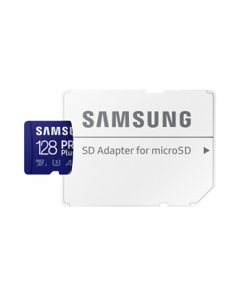 samsung Karta pamięci microSD MB-MD128KB/(wersja europejska) 128GB PRO Plus + czytnik