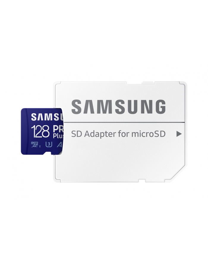 samsung Karta pamięci microSD MB-MD128KB/(wersja europejska) 128GB PRO Plus + czytnik główny