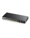 zyxel Przełącznik GS1100-10HP-(wersja europejska)0102F 120W PoE 8xGigabit 2xFiber Uplilk Switch - nr 10