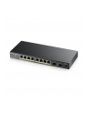 zyxel Przełącznik GS1100-10HP-(wersja europejska)0102F 120W PoE 8xGigabit 2xFiber Uplilk Switch - nr 11