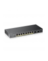 zyxel Przełącznik GS1100-10HP-(wersja europejska)0102F 120W PoE 8xGigabit 2xFiber Uplilk Switch - nr 12