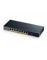 zyxel Przełącznik GS1100-10HP-(wersja europejska)0102F 120W PoE 8xGigabit 2xFiber Uplilk Switch - nr 1