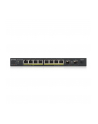 zyxel Przełącznik GS1100-10HP-(wersja europejska)0102F 120W PoE 8xGigabit 2xFiber Uplilk Switch - nr 29