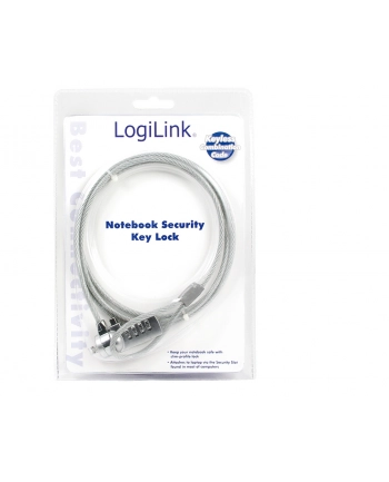 Logilink NBS002,  universal notebook lock, key less nr 1