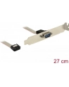 GNIAZDO DB9M - COM 9PIN NA ŚLEDZIU - Delock - nr 25