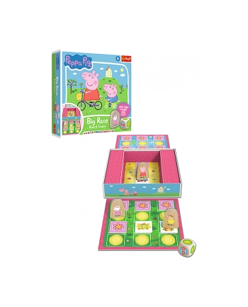 Gra planszowa Wielki wyścig Peppa 02262 Trefl nr 1