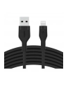 belkin Kabel BoostCharge USB-A do Lightning silikonowy 1m, czarny - nr 30