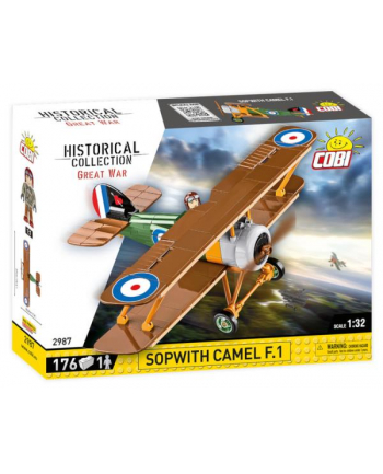 COBI 2987 Historical Collection Great War Sopwith Camel F.1 176 klocków