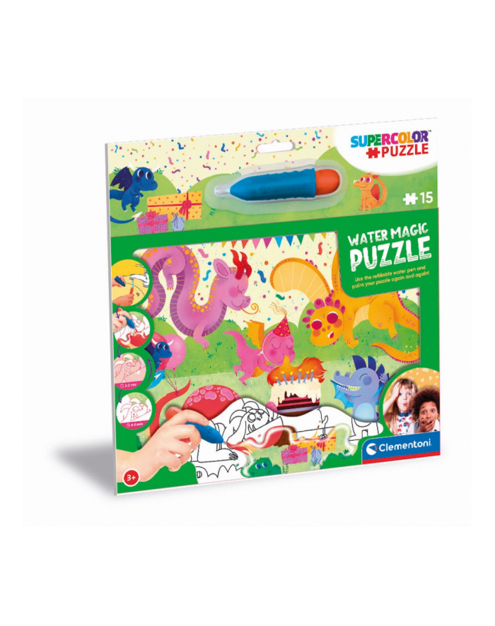 Clementoni Puzzle 15el Water Magic. Baby Dragons 22245 główny