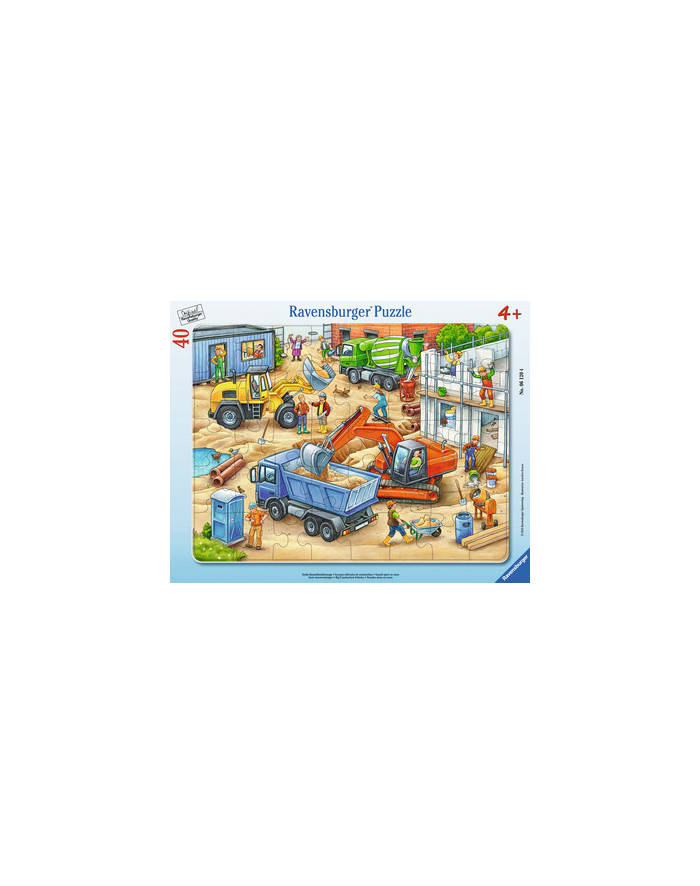 Puzzle 40el Wielkie pojazdy budowlane 061204 RAVENSBURGER główny