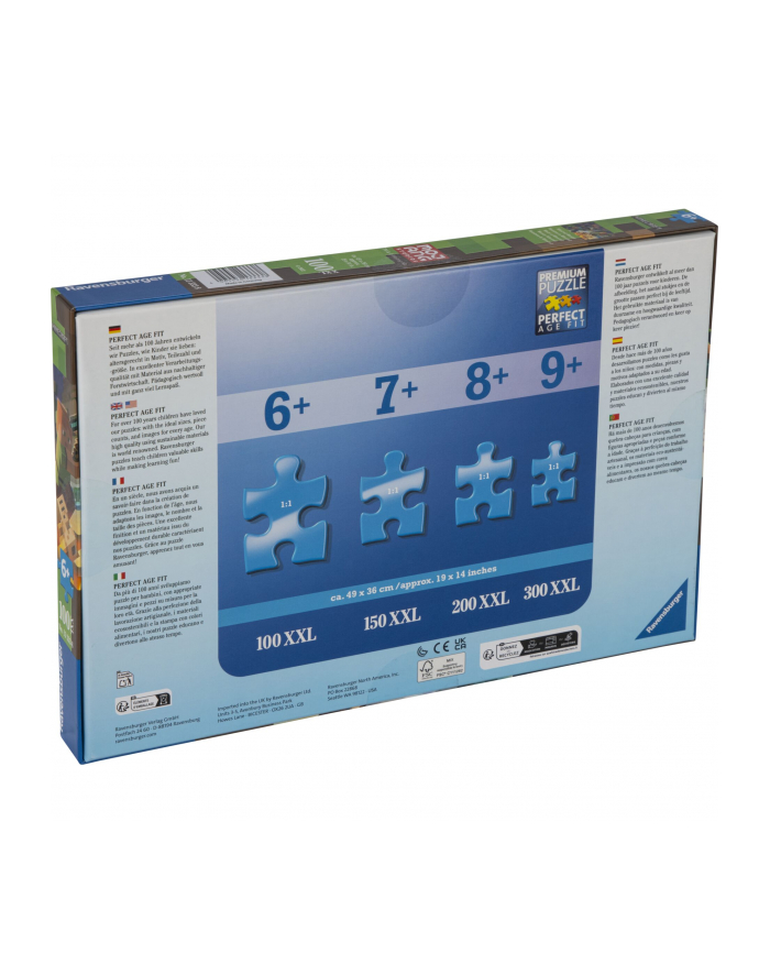 Puzzle 100el XXL Monster Minecraft 133338 RAVENSBURGER główny