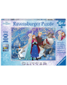 Puzzle 100el Kraina Lodu błyszczący śnieg 136100 RAVENSBURGER - nr 2