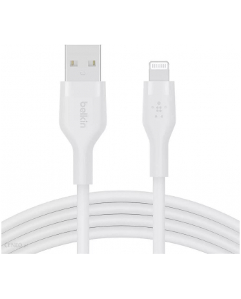 belkin Kabel BoostCharge USB-A do Ligtning silikonowy 2m, biały